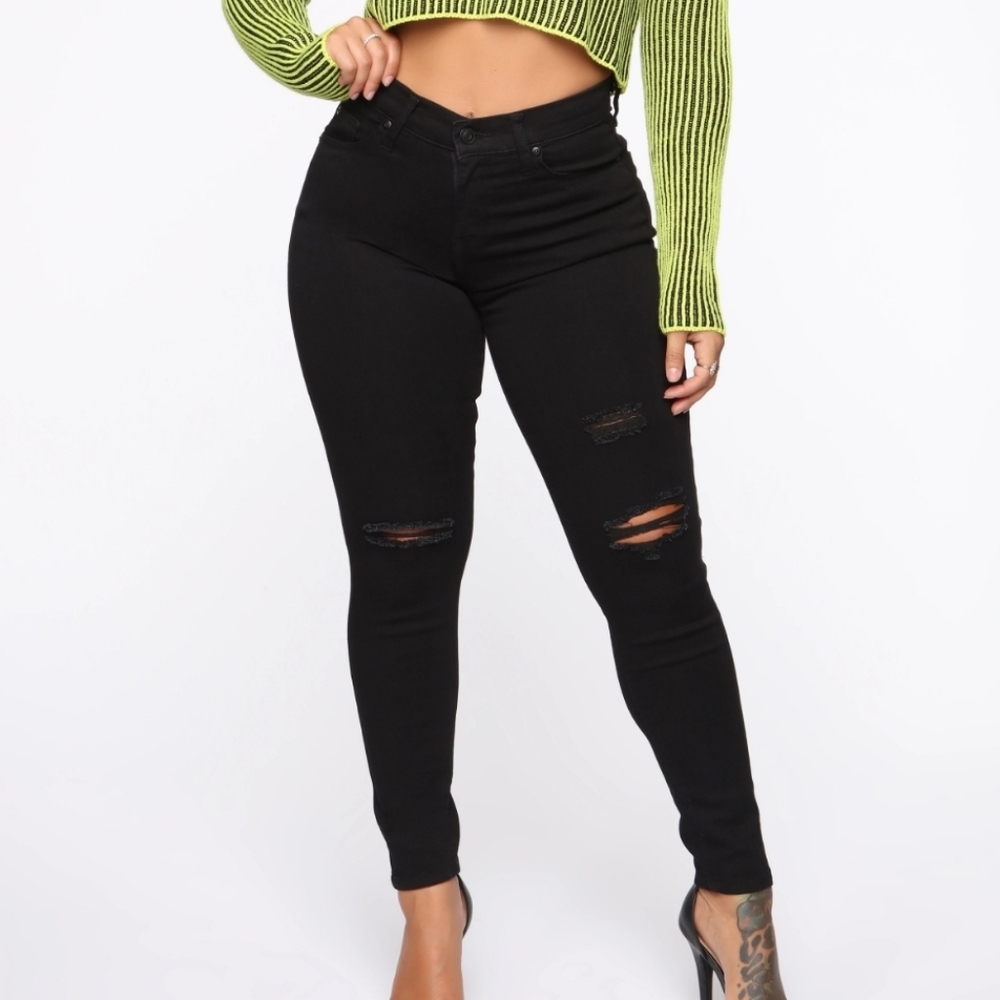 Fashion Nova 'Lovin You Hard' Skinny Jeans